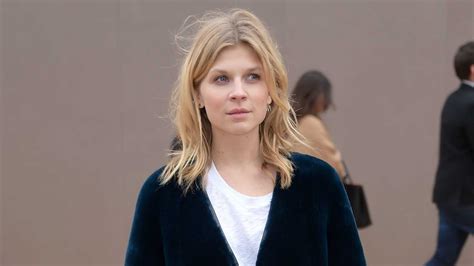 Clemence Poesy Chooses Comfort at London Fashion Week